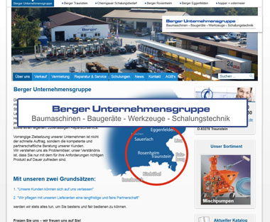 Berger Unternehmensgruppe / Webportal