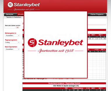 Stanleybet Deutschland / XML Quotenintegration